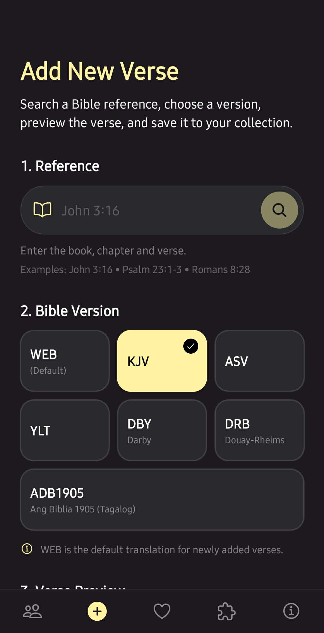 Add Verse