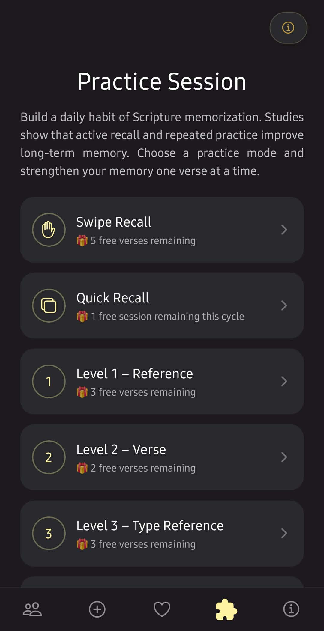 Practice Session